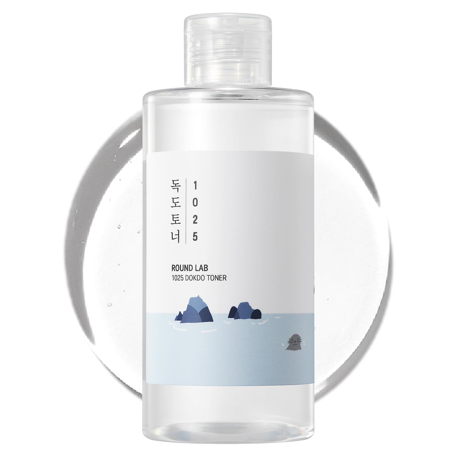 ROUND LAB 1025 Dokdo Toner 6.76 Fl Oz, Oil Control and Reduces Excess Sebum, Soft Finish Without Stickiness, Korean Skin Care